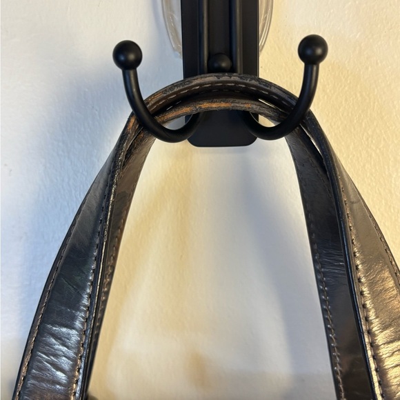 Burberry House NovaCheck Checked Tote Bag Handbag Enamel Patent Leather - Picture 5 of 14